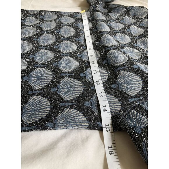 Zara Women's Long Sleeve Open Back Mini Dress L Gray Blue Modern Going Out Party - Picture 4 of 5